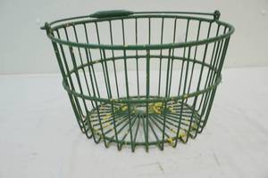 lot 77 image: antique egg basket