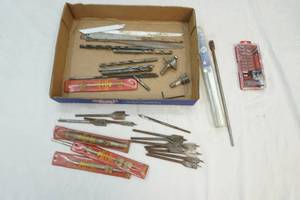 lot 108 image: tools- drill bits
