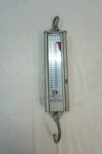 lot 111 image: Hanson hanging metal scale