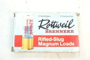 lot 179 image: Rottweiler Brenneke Rifled-Slug Magnum Loads