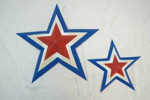 lot 211 image: metal stars