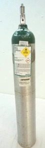 lot 235 image: medical grade aluminum oxygen tank