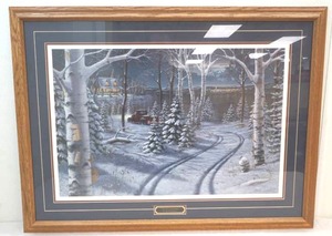 lot 247 image: Mark Daehlin print The Road Home