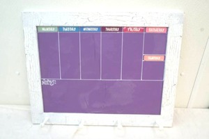 lot 257 image: chalkboard weekly planner