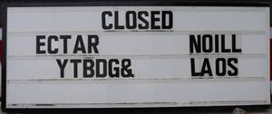 Lighted Sign