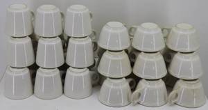 36 Glass Coffee Cups. 2 Styles