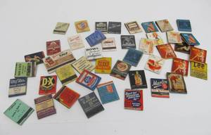 lot 72 image: Group of 1930s era Advertising Matchbooks