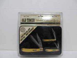 lot 40 image: Brand New Old Timer Folding Pocket Knife Set