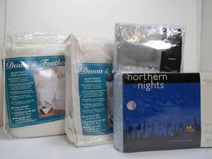 lot 112 image: Brand New Beed Sheets Comforters etc