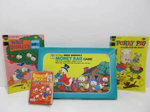 lot 124 image: Group of Vintage Uncle ScroogeDucktales Items Comics & Games