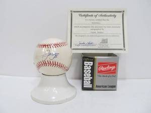 lot 128 image: Authentic FRANK THOMAS Autographed Baseball