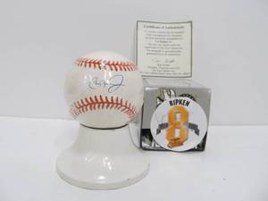 lot 129 image: Authentic CAL RIPKEN JR. Autographed Baseball