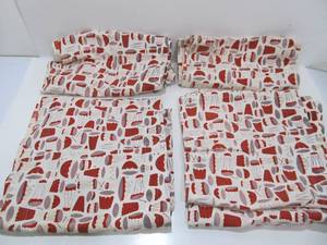 lot 180 image: Set of Orig Vintage Mid Century 1960s era Curtains