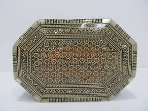 lot 184 image: Small Vintage Egyptian Inlaid Box