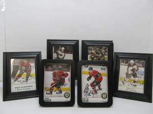 lot 226 image: Group of Authentic Autographed MN WILD Framed Pictures