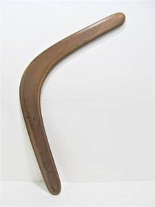 lot 231 image: Old Vintage Hand Made Australian Boomerang