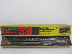 lot 275 image: NOS Unused Vintage REYNOLDS 531 Special Lightweight Bicycle Butted Frame Tubes Set