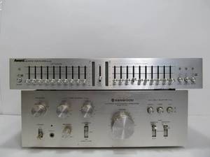 lot 280 image: Kenwood Integrated Amplifier & Award Graphic Equalizer