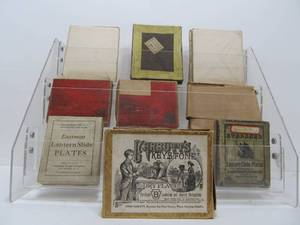 lot 286 image: Wonderful Collection of Antique Magic Lantern Slide Plates