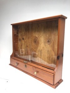 lot 298 image: Vintage Hardware Store Display Cabinet wKeys