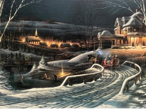 lot 303 image: Framed Signed Numbered TERRY REDLIN Print - Family Traditions