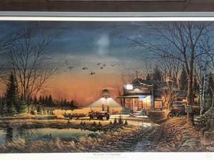 lot 306 image: Framed Signed Numbered TERRY REDLIN Artist Proof Print - Heading Home