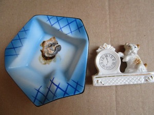 Bulldog Ashtray, Occ. Japan