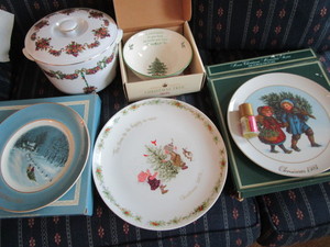 Spode Bowl, Avon Plates