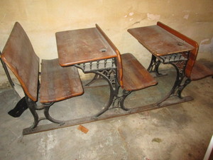 Antique School Desk