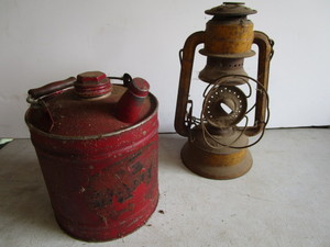 Vintage Gas Can, Lantern