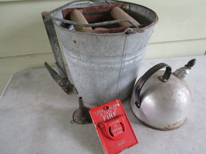 Vintage Mop Bucket, Teapot