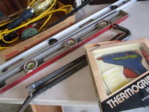Levels, Light, Pry Bars