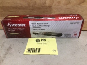 lot 99 image: Husky 50 ft.lbs. 38 in. Ratchet Wrench Customer return see pictures