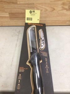 lot 35 image: GERBER BUNDLE GATOR MACHETE JR DUAL BLADE SHEATH & PARAFRAME CLIP FOLDING KNIFE Customer Returns See Pictures