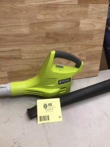 lot 26 image: RYOBI ONE 120 MPH 18V Lithium-Ion Cordless Battery Hard Surface Leaf BlowerSweeper (Tool Only) Customer Returns See Pictures