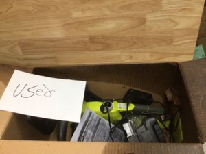 lot 15 image: RYOBI ONE 18V 10 in. Cordless Battery Chainsaw with 1.5 Ah Battery and Charger Customer Returns See Pictures