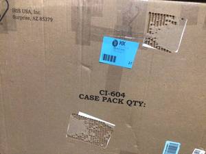 lot 27 image: IRIS USA 24 4 Panel Exercise Pet Playpen with Door, White Cl-604E (586680) Customer return see pictures