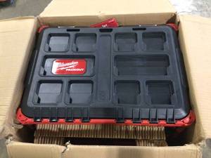 lot 106 image: Milwaukee PACKOUT 22 in. Modular Tool Box Storage System