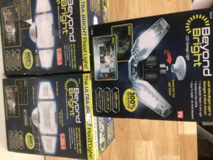 lot 36 image: Lot of beyond bright flood lights (3 units) customer return see pictures
