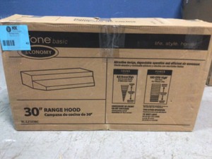 lot 42 image: Broan-NuTone RL6200 Series 30 in. Ductless Under Cabinet Range Hood with Light in Bisque Customer return see pictures