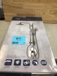 lot 50 image: GROHE Vitalio 5-spray 7 in. Dual Shower Head and Handheld Shower Head in Chrome Customer return see pictures