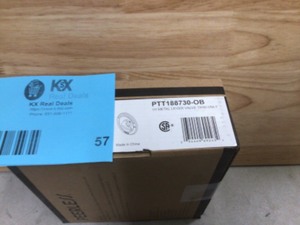 lot 57 image: Peerless Single-Handle Valve Trim Kit in Oil Rubbed Bronze (Valve Not Included) Customer return see pictures