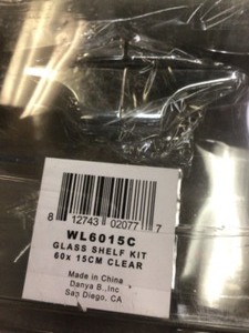 lot 82 image: Walldular glass shelf kit