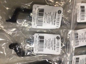 lot 87 image: Liberty Simply Smooth 3 in. (76 mm) Matte Black Drawer Pull (10-Pack)