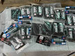 lot 126 image: Lot of 13 Schiek Basic Padded Weight Lifting Straps