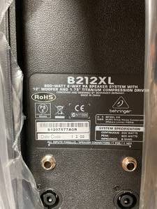 lot 130 image: Behringer Eurolive B212XL 800-Watt 2-Way PA Speaker