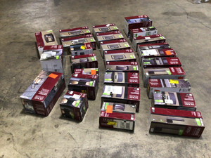 Lot with Assorted Home Decorators Collection Lights Original Customer Returns