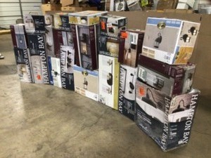 Lot with Assorted Home Decorators Collection Lights Original Customer Returns