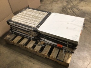 Pallet With 11 cases of MSI Carrara 24 in. x 24 in. Polished Porcelain Floor and Wall Tile (16 sq. ft.  case)