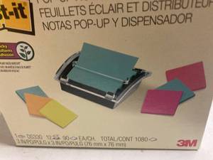 Post-It Notes and Dispenser